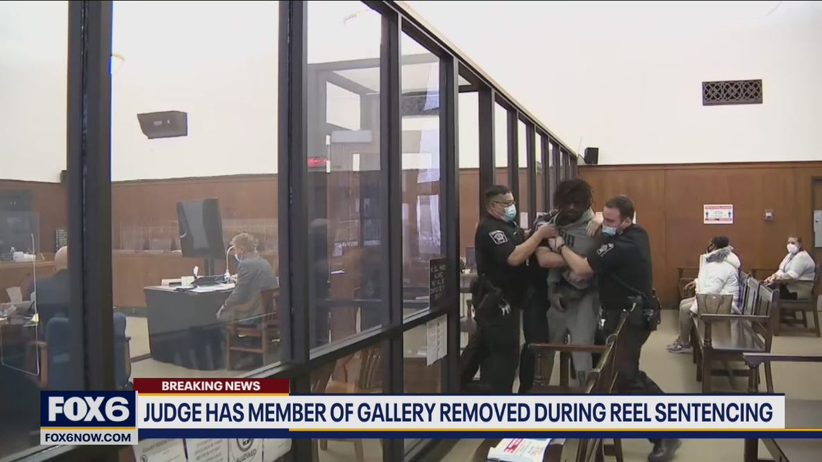 Disturbance during George Reel sentencing